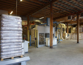 Pellets production department at Bordiga