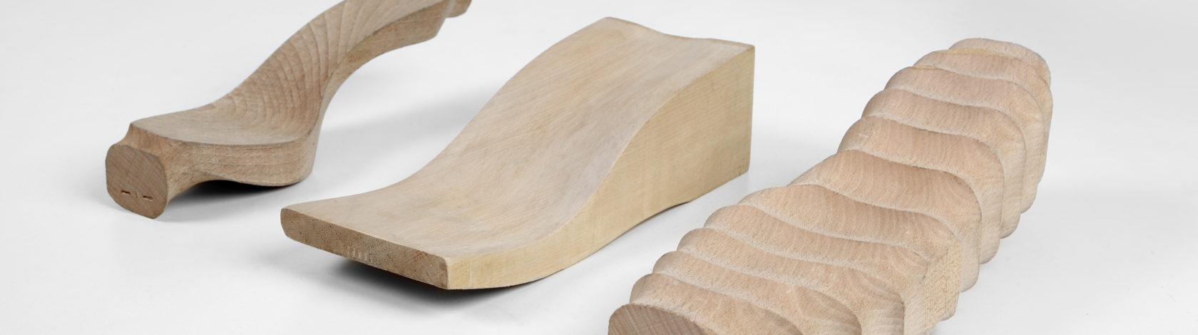 Semilavorati in legno di faggio/ontano sagomati per calzature