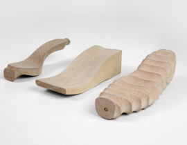 Semilavorati in legno di faggio/ontano sagomati per calzature